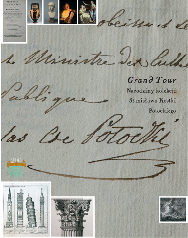 Okładka do publikacji pt. "Grand Tour. Narodziny kolekcji Stanisława Kostki Potockiego"