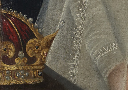 Portret królowej Anny Jagiellonki w białym welonie